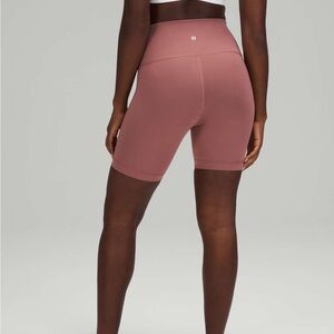 lululemon wunder train high rise short size 8